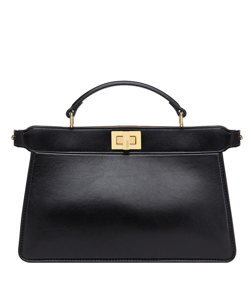 Fendi Peekaboo Iseeu EastWest Handbag 8BN323 Black